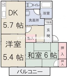 マルシンアパートDの物件間取画像